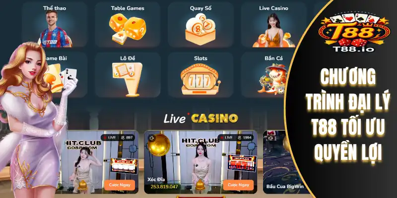 Chương trình đại lý T88 tối ưu quyền lợi